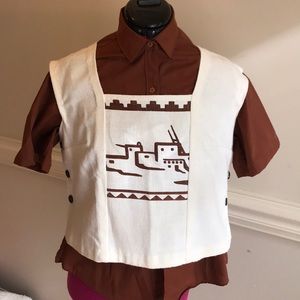 Vintage shirt/vest combo